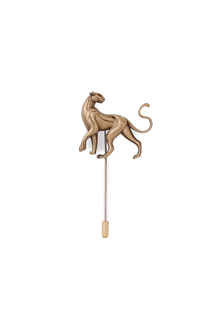 Antique Gold Brass Stride of Grace Lapel Pin by Cosa Nostraa at Pernia's Pop Up Shop