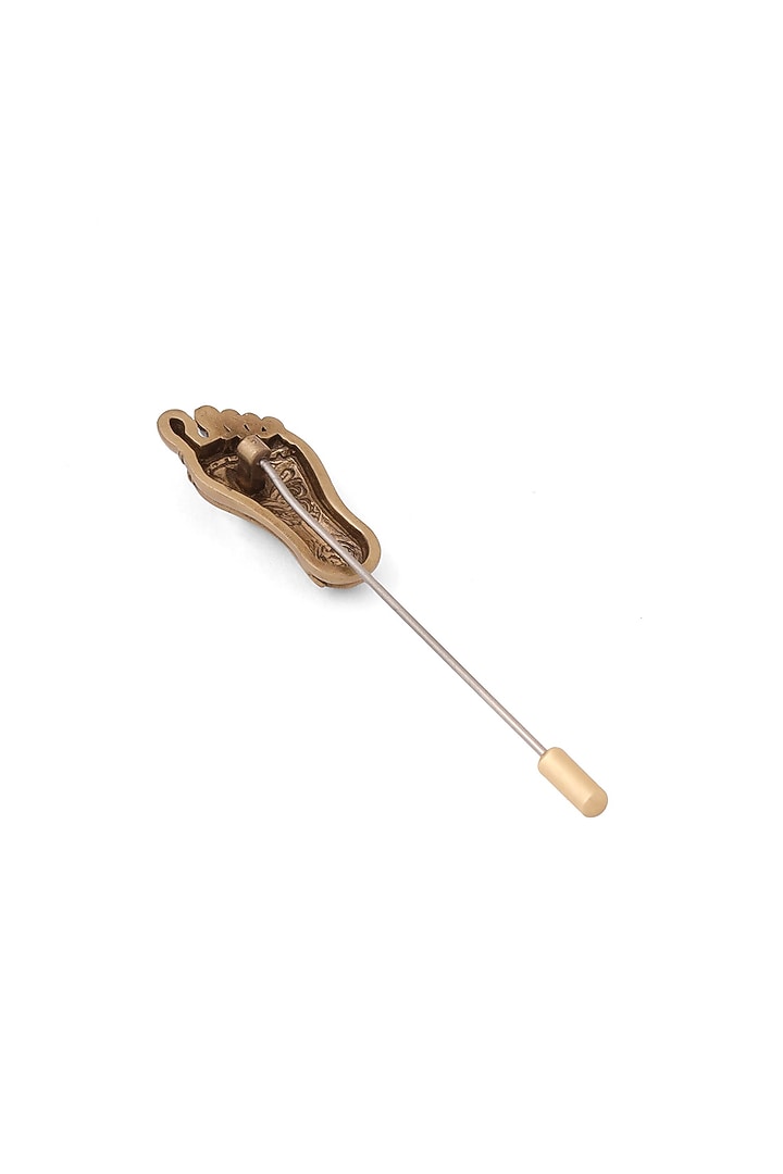 Antique Gold Brass Sacred Step Lapel Pin by Cosa Nostraa at Pernia's Pop Up Shop