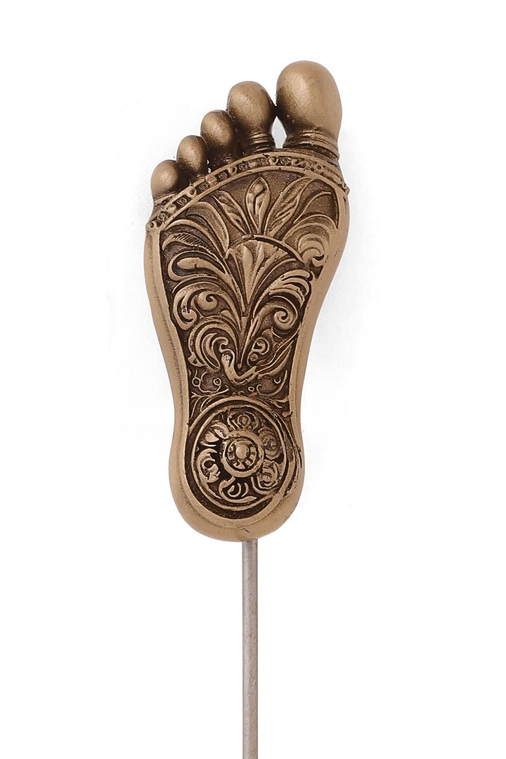 Antique Gold Brass Sacred Step Lapel Pin by Cosa Nostraa at Pernia's Pop Up Shop