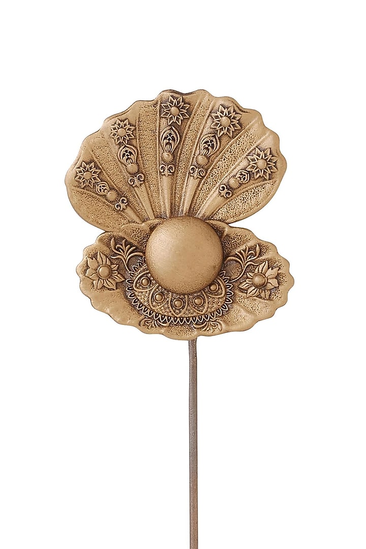 Antique Gold Brass Aurum Bloom Lapel Pin by Cosa Nostraa at Pernia's Pop Up Shop