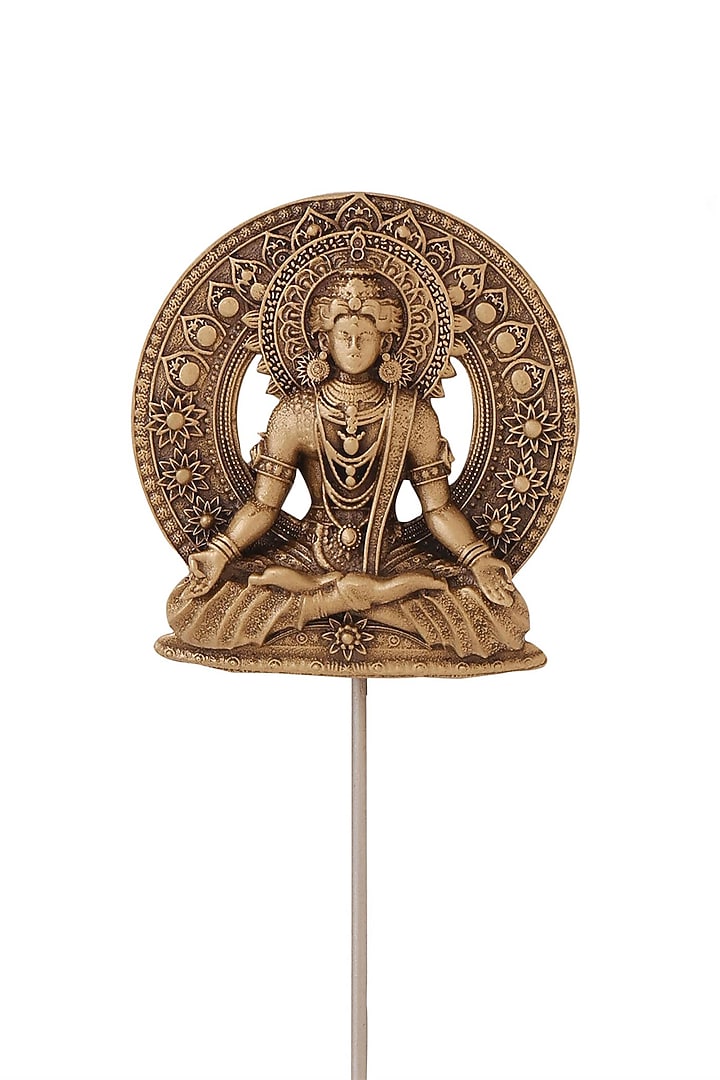 Antique Gold Brass Zenith Serenity Lapel Pin by Cosa Nostraa at Pernia's Pop Up Shop