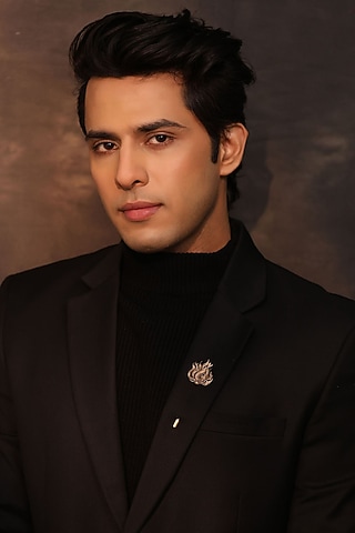 Antique Gold Brass Flameborne Emblem Lapel Pin by Cosa Nostraa