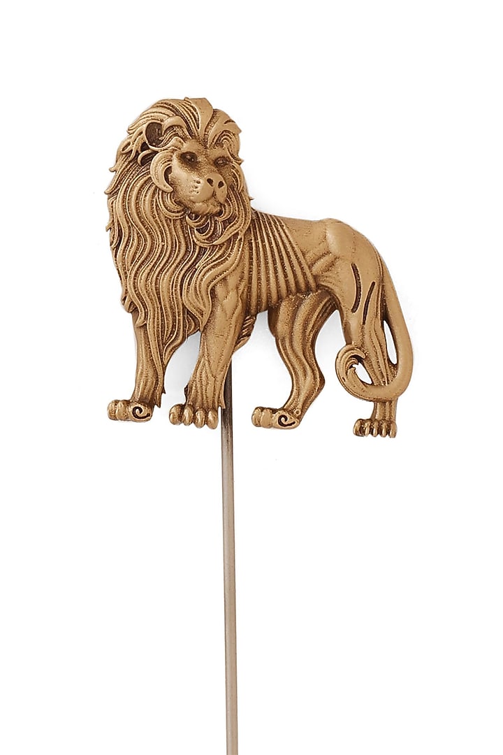 Antique Gold Brass Prideforge Lapel Pin by Cosa Nostraa at Pernia's Pop Up Shop