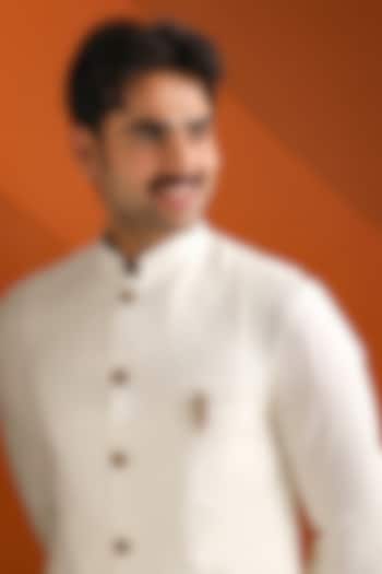 Oxidised Antique Gold Brass Divine Lingam Crest Brooch by Cosa Nostraa at Pernia's Pop Up Shop