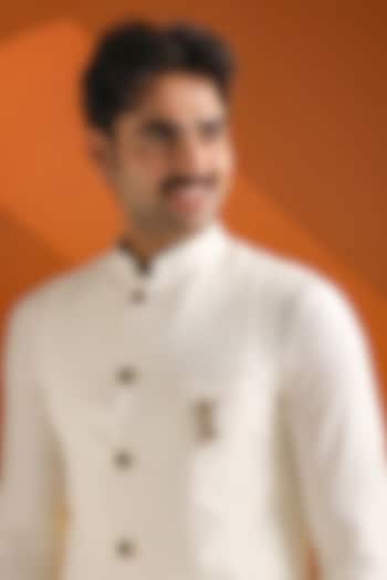 Oxidised Antique Gold Brass Cosmic Shiva Brooch by Cosa Nostraa at Pernia's Pop Up Shop