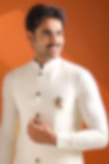 Oxidised Antique Gold Brass Eternal Shiva Grace Brooch by Cosa Nostraa at Pernia's Pop Up Shop