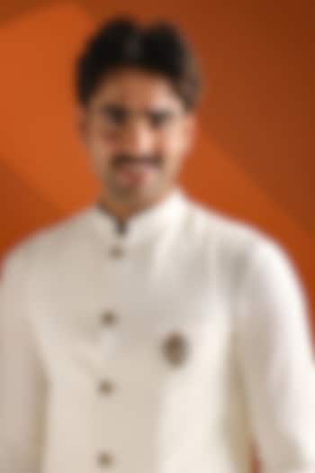 Oxidised Antique Gold Brass Sacred Nataraj Power Brooch by Cosa Nostraa at Pernia's Pop Up Shop