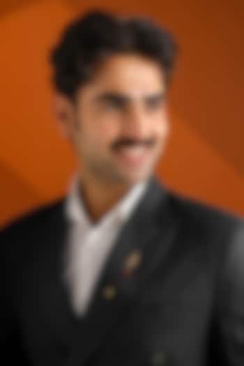 Oxidised Antique Gold Brass Serpent Shiva Lapel Pin by Cosa Nostraa at Pernia's Pop Up Shop