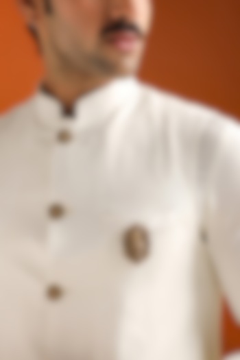 Oxidised Antique Gold Brass Brooch & Lapel Pin Gift Set by Cosa Nostraa at Pernia's Pop Up Shop