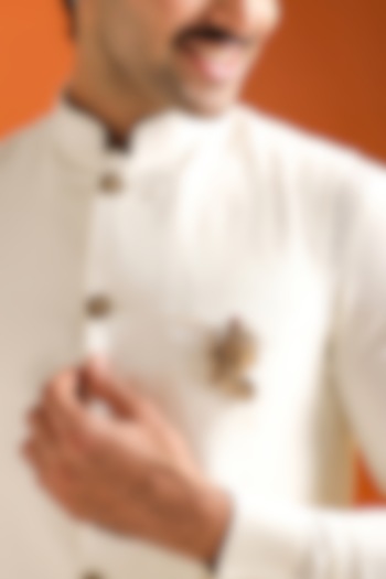 Oxidised Antique Gold Brass Lapel Pin & Brooches Gift Set by Cosa Nostraa at Pernia's Pop Up Shop