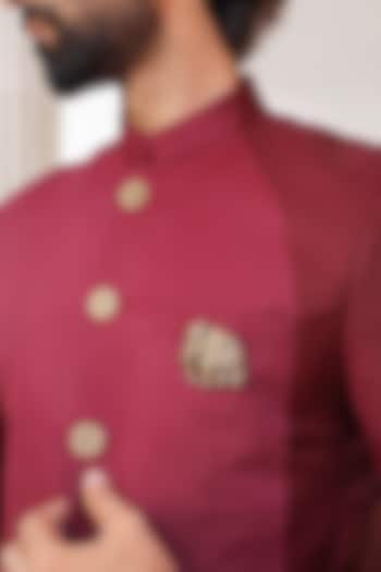 Oxidised Antique Gold Finish Brass Brooch by Cosa Nostraa at Pernia's Pop Up Shop