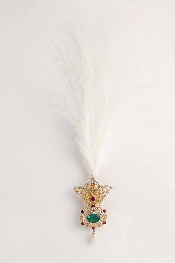 Antique Gold Stone Kalangi by Cosa Nostraa at Pernia's Pop Up Shop