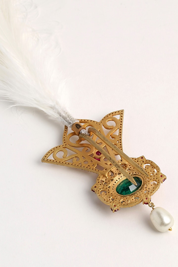 Antique Gold Stone Kalangi by Cosa Nostraa at Pernia's Pop Up Shop