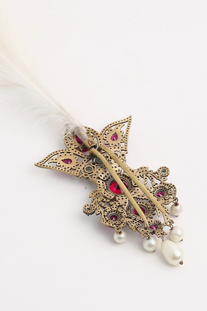 Antique Gold Stone Kalangi by Cosa Nostraa at Pernia's Pop Up Shop