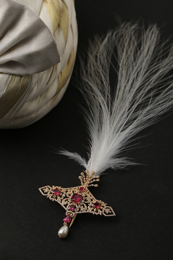 Antique Gold Stone Kalangi by Cosa Nostraa at Pernia's Pop Up Shop