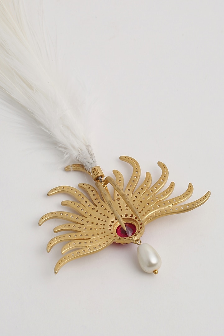Antique Gold Stone Kalangi by Cosa Nostraa at Pernia's Pop Up Shop