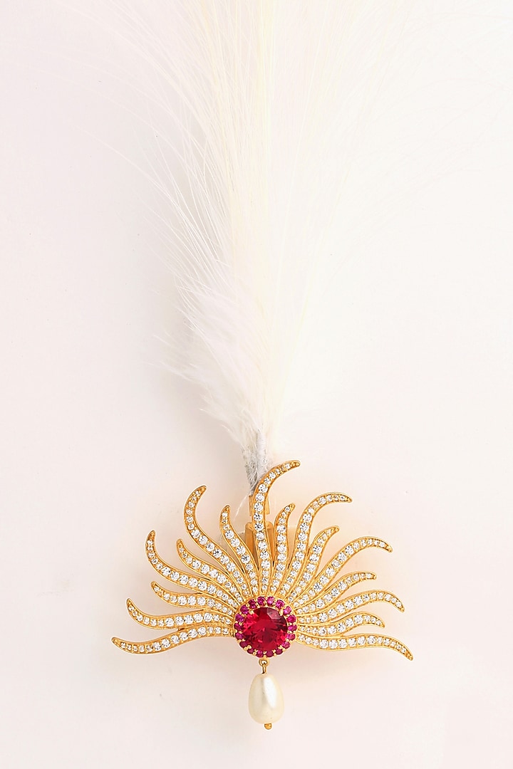 Antique Gold Stone Kalangi by Cosa Nostraa at Pernia's Pop Up Shop