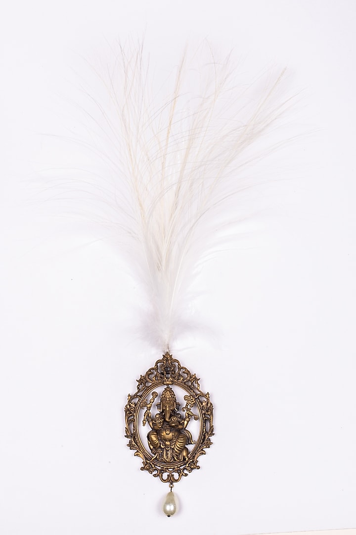 Antique Gold Ganesha Kalangi by Cosa Nostraa at Pernia's Pop Up Shop