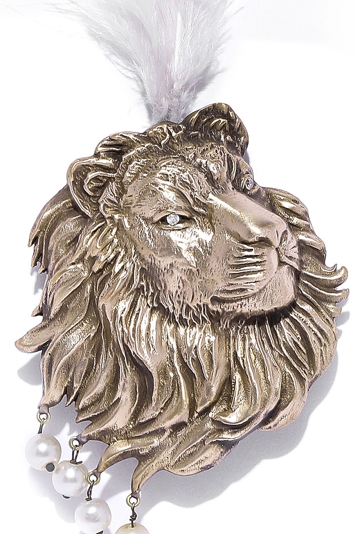 Antique Gold Lion Of Judah Kalangi by Cosa Nostraa at Pernia's Pop Up Shop