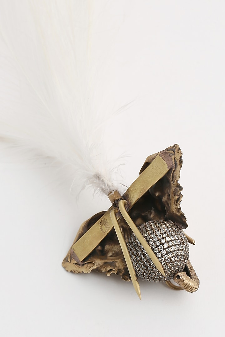 Antique Gold Elephant Kalangi by Cosa Nostraa at Pernia's Pop Up Shop