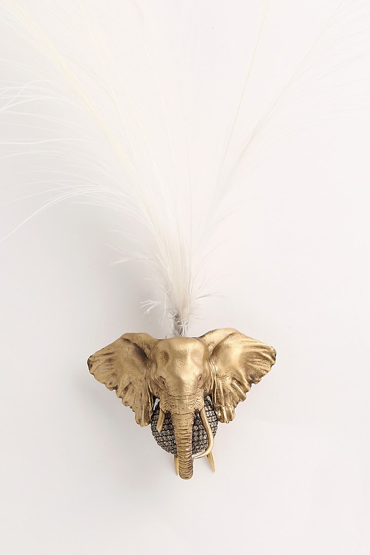 Antique Gold Elephant Kalangi by Cosa Nostraa at Pernia's Pop Up Shop