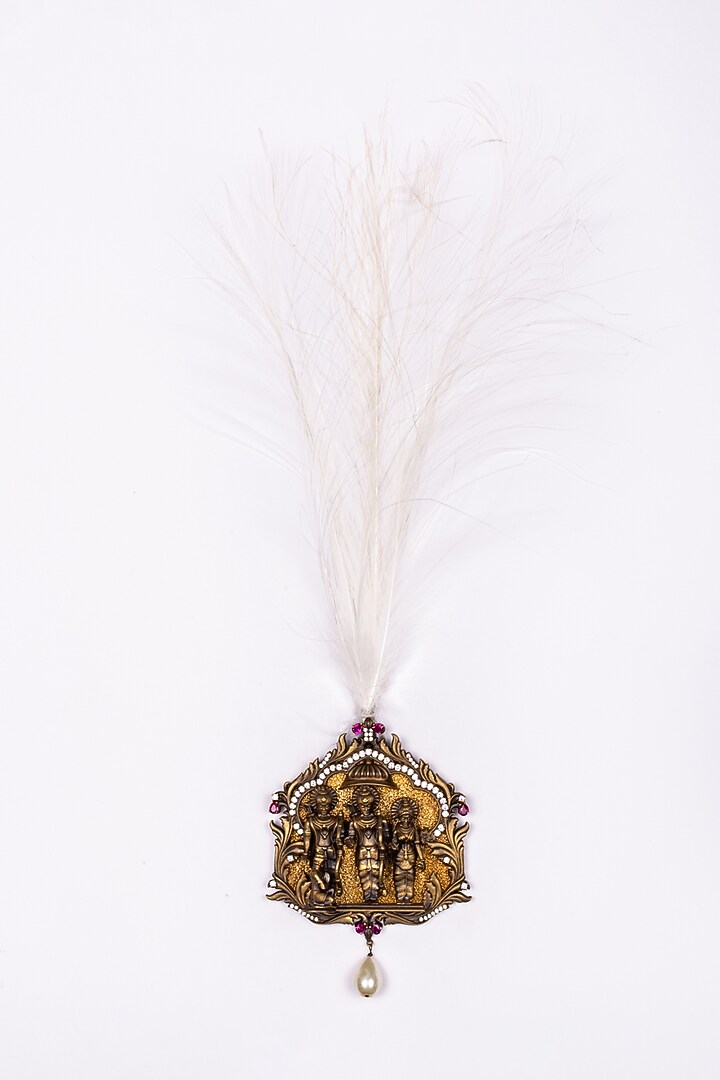 Antique Gold Ram Darbar Kalangi by Cosa Nostraa at Pernia's Pop Up Shop