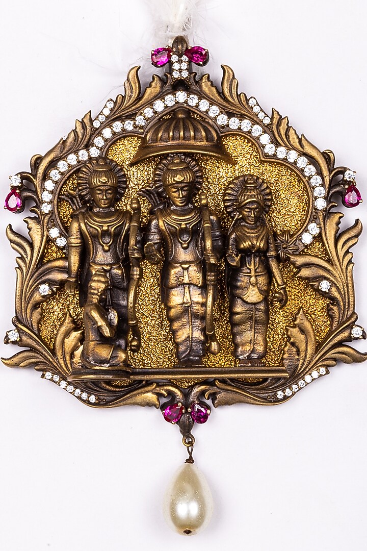Antique Gold Ram Darbar Kalangi by Cosa Nostraa at Pernia's Pop Up Shop