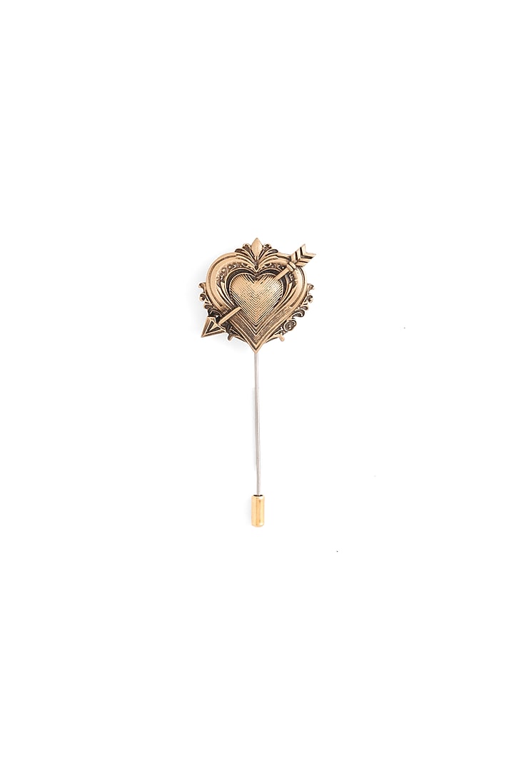 Antique Gold Brass Cupid Arrow Pin by Cosa Nostraa at Pernia's Pop Up Shop