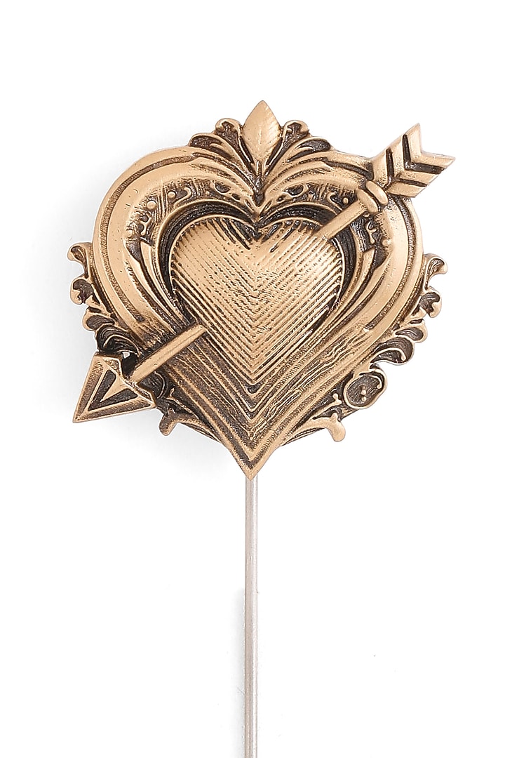 Antique Gold Brass Cupid Arrow Pin by Cosa Nostraa at Pernia's Pop Up Shop