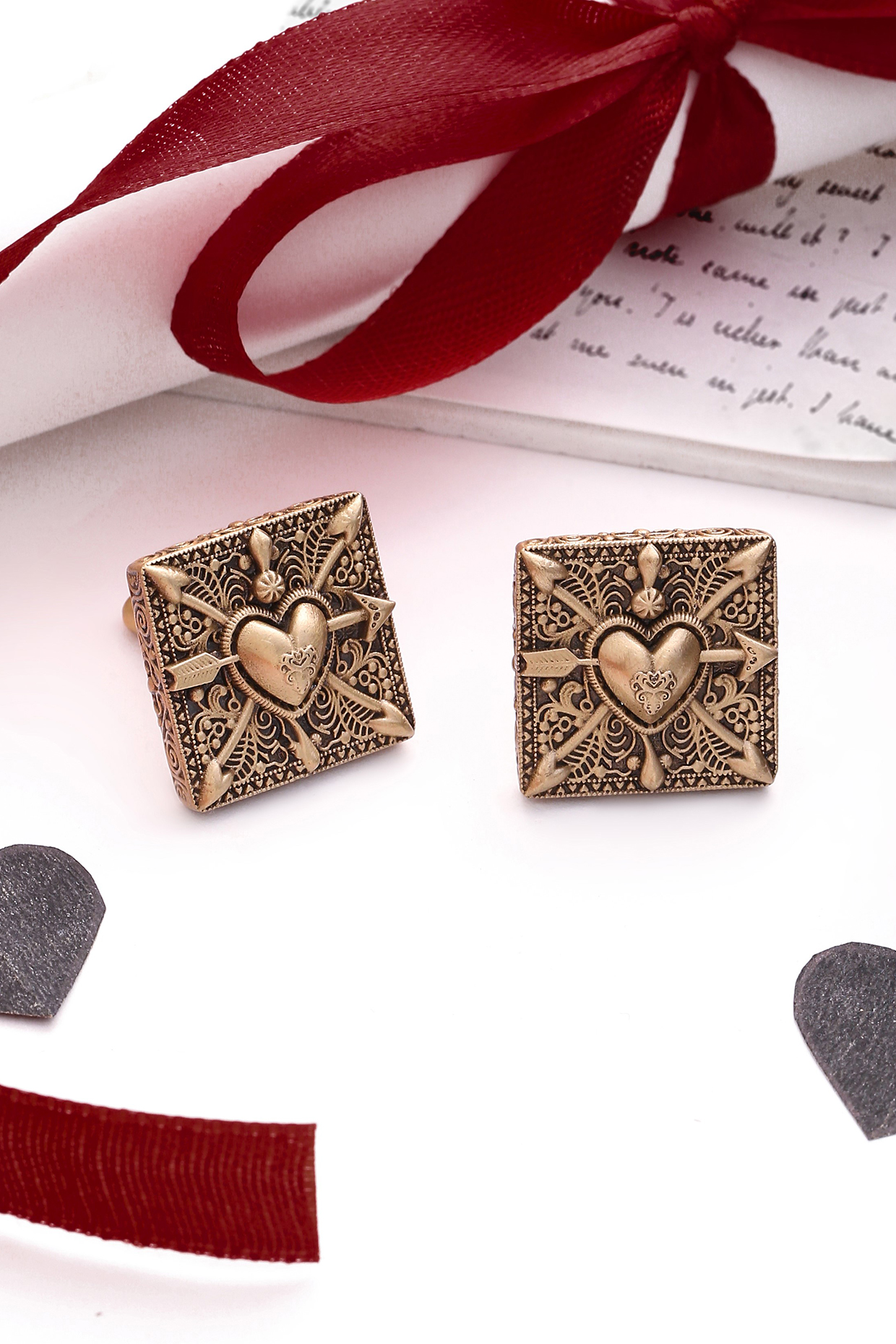 Antique Gold Brass Cufflinks by Cosa Nostraa