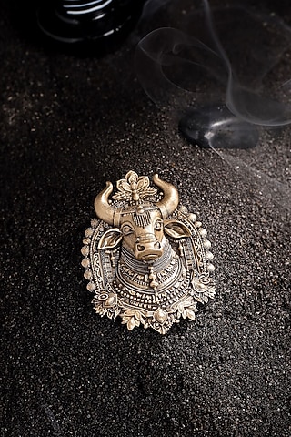 Antique Gold Brass Brooch by Cosa Nostraa
