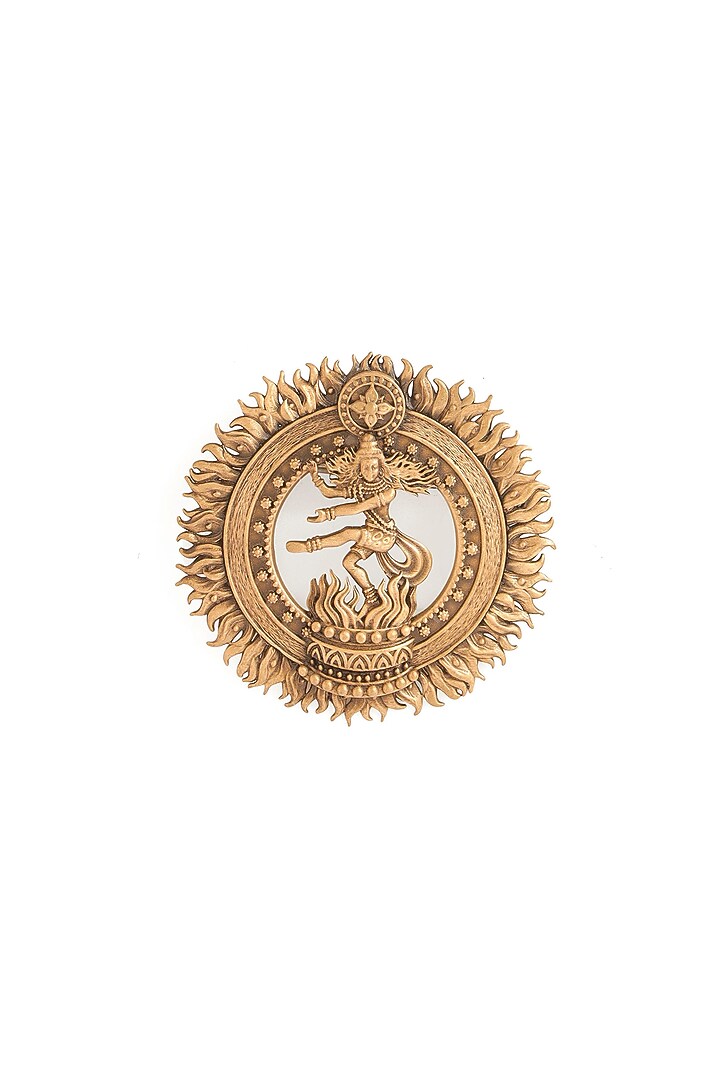 Antique Gold Brass Brooch by Cosa Nostraa at Pernia's Pop Up Shop