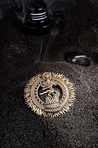 Antique Gold Brass Brooch by Cosa Nostraa