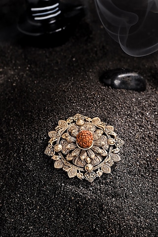 Antique Gold Brass Brooch by Cosa Nostraa