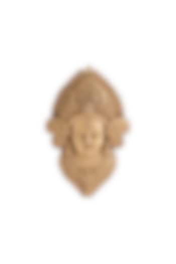 Oxidised Antique Gold Finish Brass Goddess Majesty Brooch by Cosa Nostraa at Pernia's Pop Up Shop