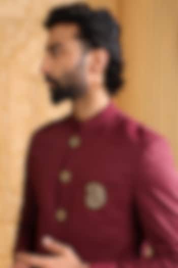 Oxidised Antique Gold Brass Brooch by Cosa Nostraa at Pernia's Pop Up Shop