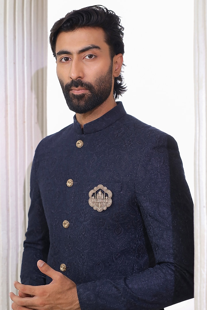 Oxidised Antique Gold Brass Brooch by Cosa Nostraa at Pernia's Pop Up Shop