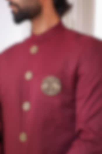 Oxidised Antique Gold Brass Brooch by Cosa Nostraa at Pernia's Pop Up Shop