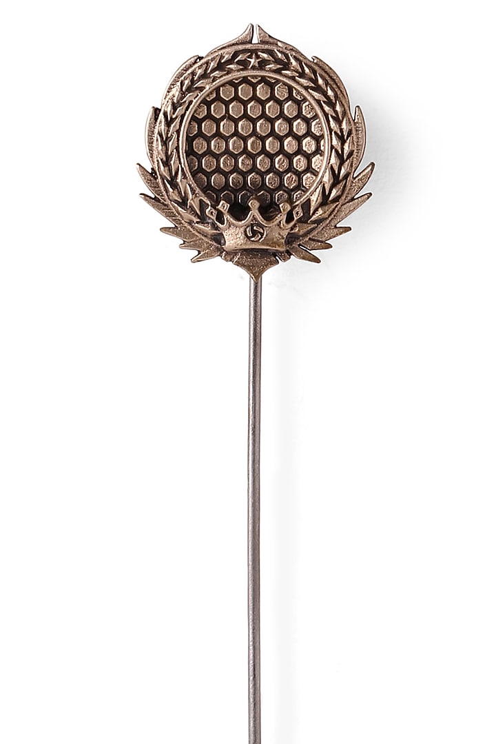 Antique Gold Brass Hannibal Lapel Pin by Cosa Nostraa at Pernia's Pop Up Shop