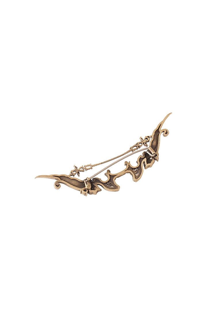 Antique Gold Jewelled Tiara Brooch by Cosa Nostraa at Pernia's Pop Up Shop