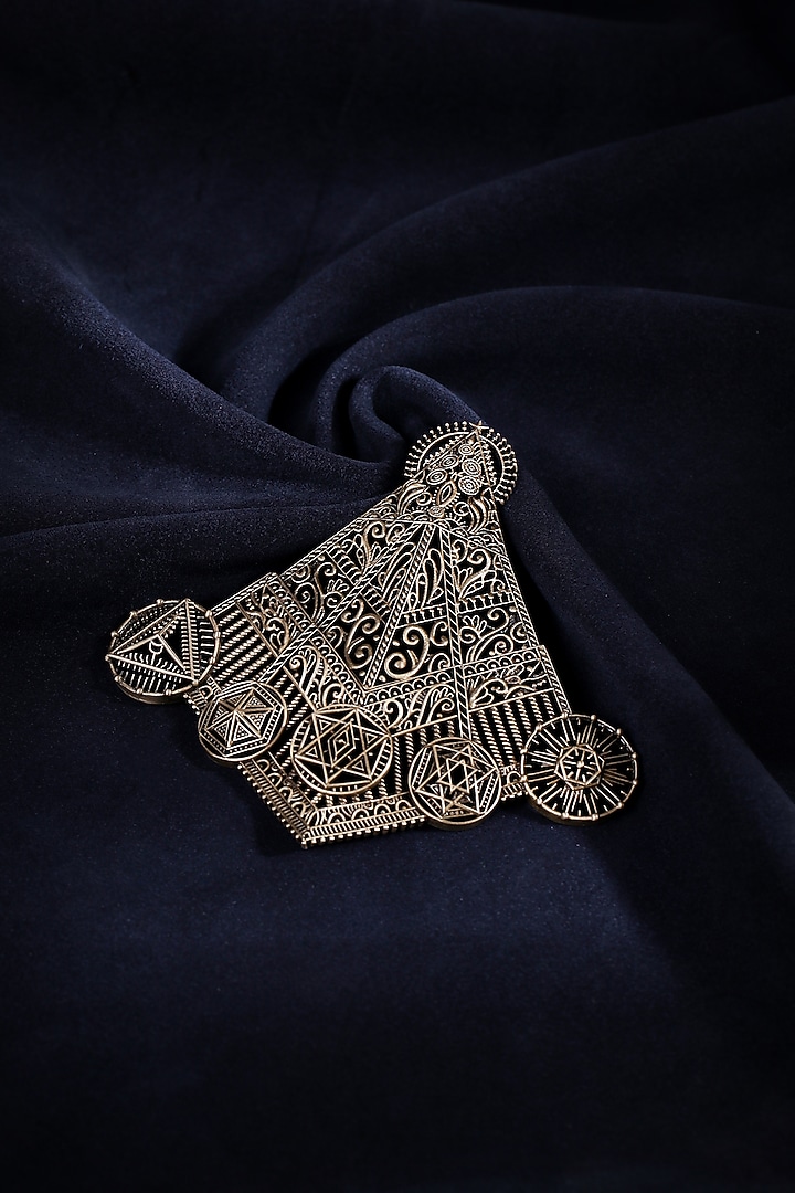 Antique Gold Filigree Brooch by Cosa Nostraa at Pernia's Pop Up Shop