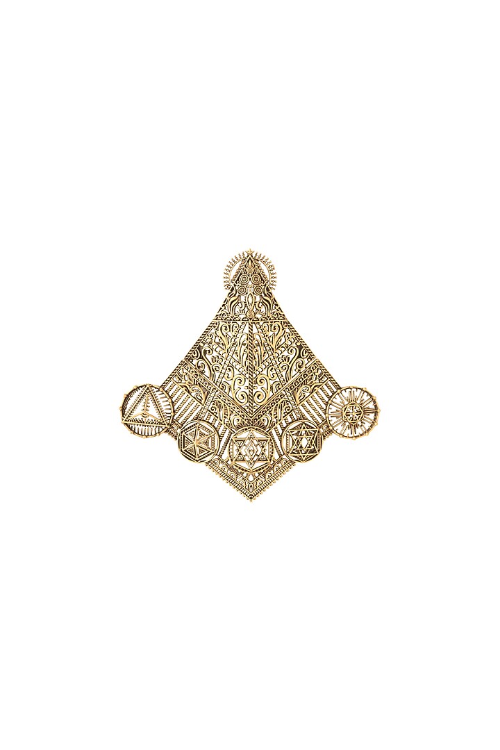 Antique Gold Filigree Brooch by Cosa Nostraa at Pernia's Pop Up Shop