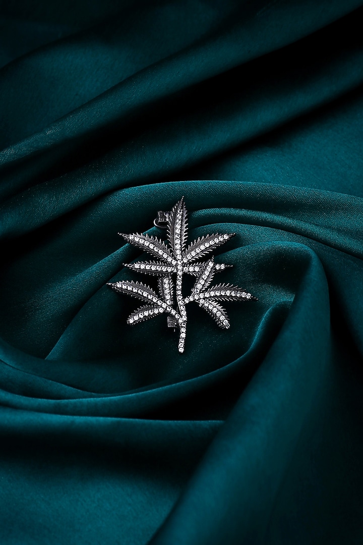 Antique Gold Leaf Bloom Brooch by Cosa Nostraa at Pernia's Pop Up Shop