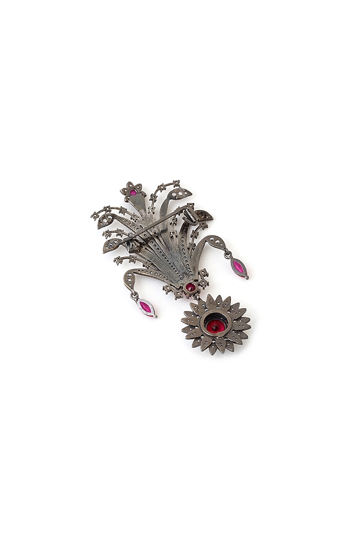 Antique Gold Brass Bougainville Brooch by Cosa Nostraa at Pernia's Pop Up Shop