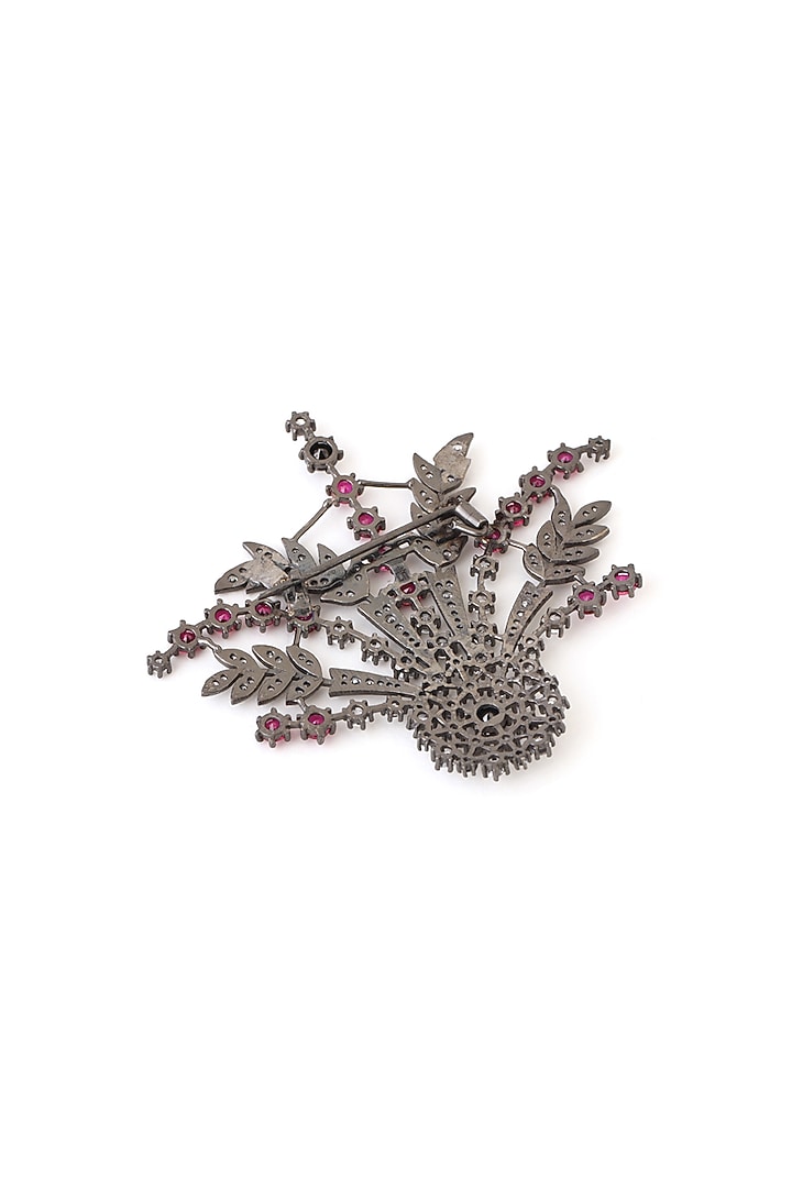 Antique Gold Brass Tree Brooch by Cosa Nostraa at Pernia's Pop Up Shop