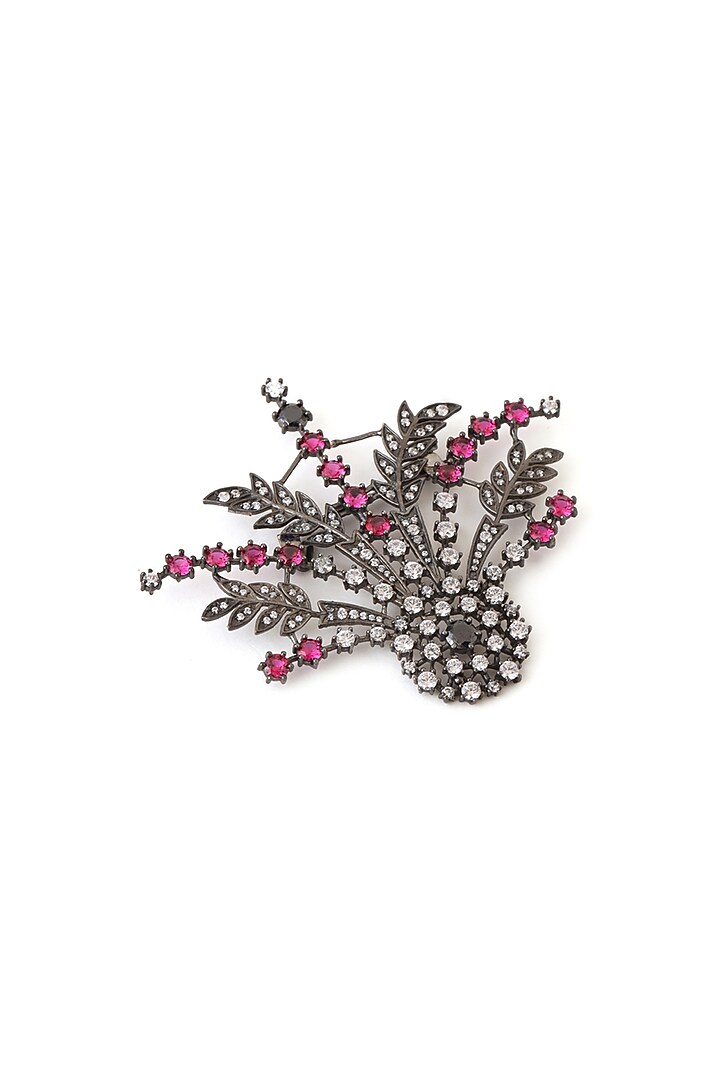 Antique Gold Brass Tree Brooch by Cosa Nostraa at Pernia's Pop Up Shop