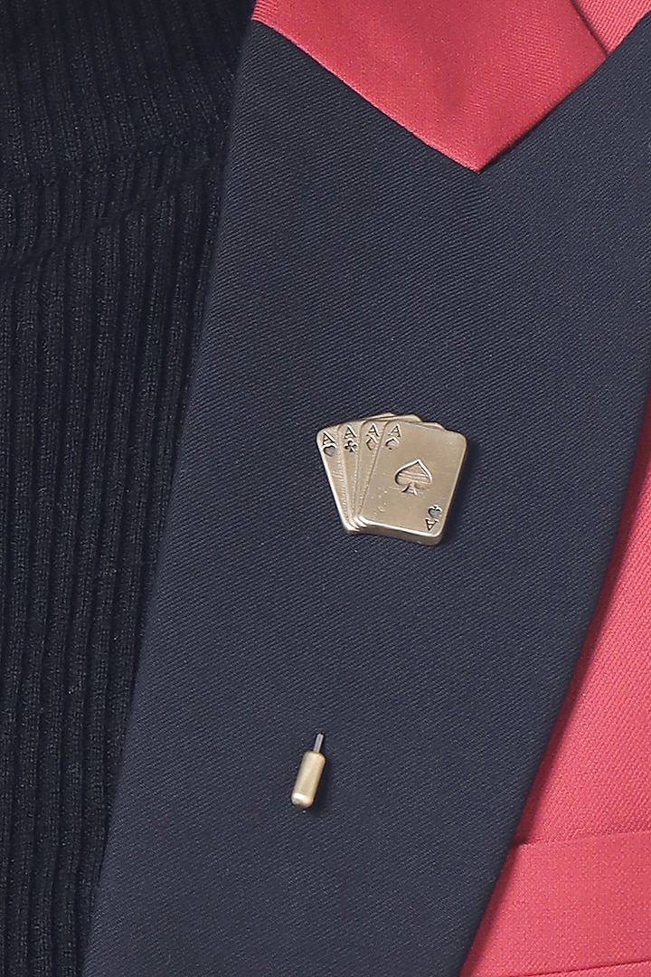 Antique Gold Brass Lapel Pin by Cosa Nostraa at Pernia's Pop Up Shop