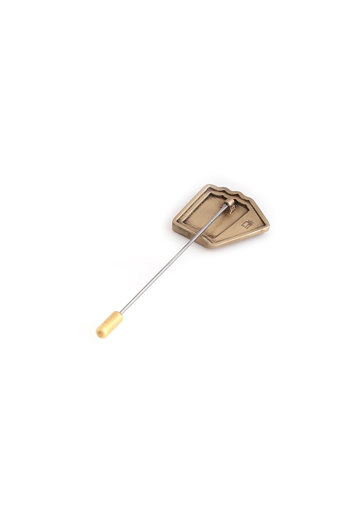 Antique Gold Brass Lapel Pin by Cosa Nostraa at Pernia's Pop Up Shop