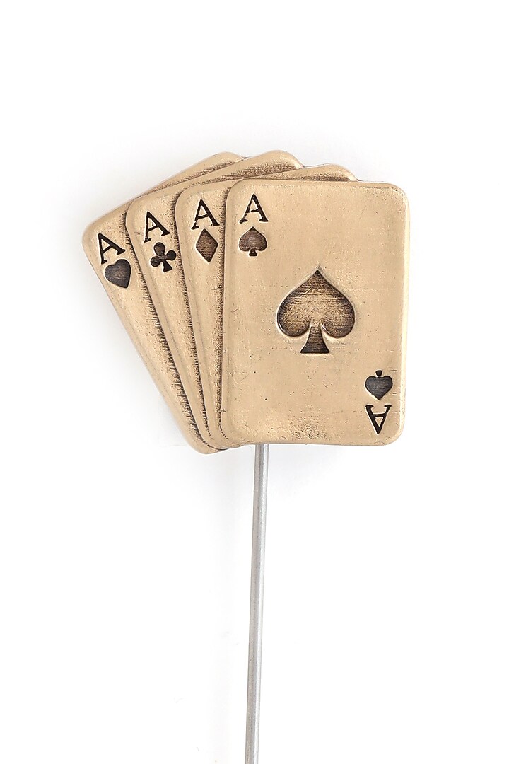 Antique Gold Brass Lapel Pin by Cosa Nostraa at Pernia's Pop Up Shop