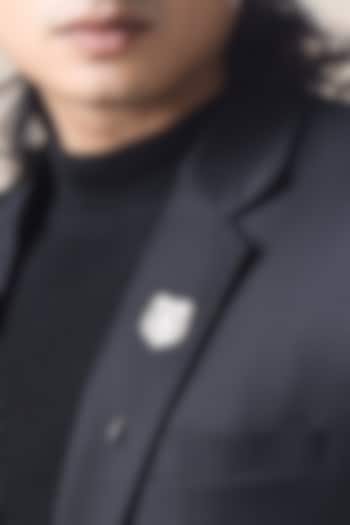 Black Tone Brass Tiger Lapel Pin by Cosa Nostraa